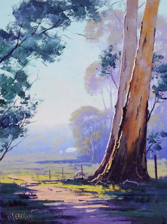 澳大利亞畫家 Graham Gercken 格雷厄姆·格肯清新 油畫