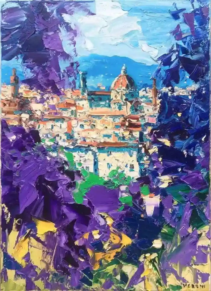 油畫!肌理與色塊的碰撞! 32 冷靜的藍色18