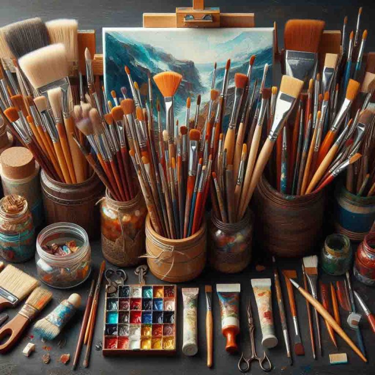 【油畫筆種類大解析】掌握不同筆刷打造精湛畫作的關鍵