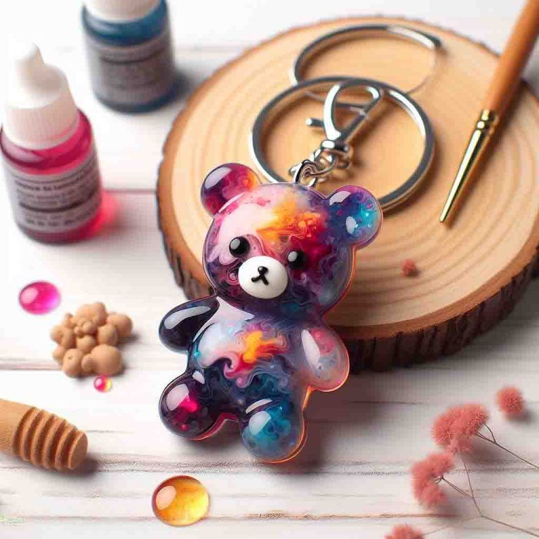 DIY流體熊鑰匙圈，體驗手作的療癒與創意
