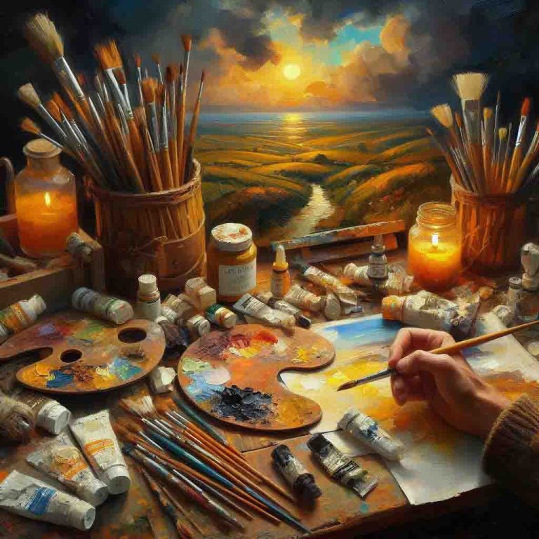 油畫顏料與畫筆的挑選：資深油畫家教您如何挑選合適的工具