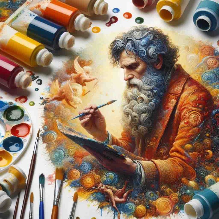 壓克力顏料的塗刷與渲染技巧：掌握色彩與肌理的藝術