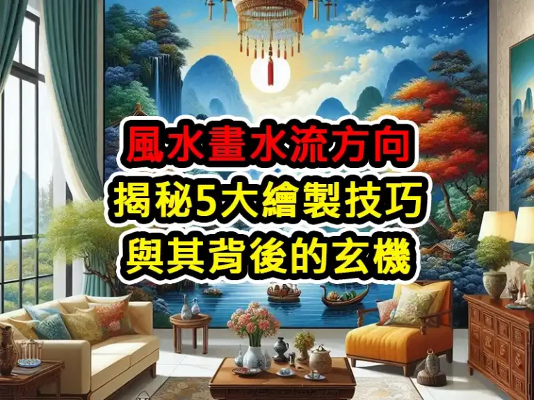 風水畫水流方向：揭秘5大繪製技巧與其背後的玄機