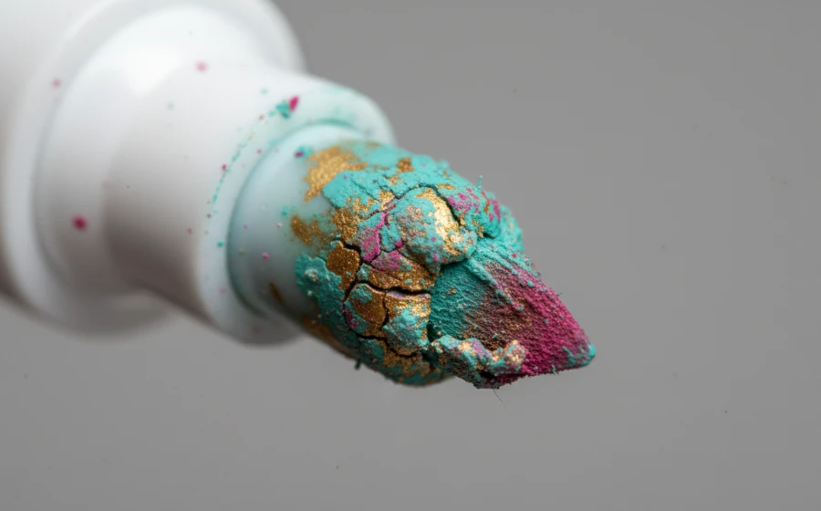 丙烯馬克筆缺點 筆頭乾枯堵塞特寫